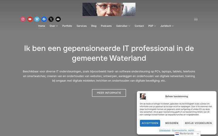Screenshot di anton-nieuwenhuizen.net