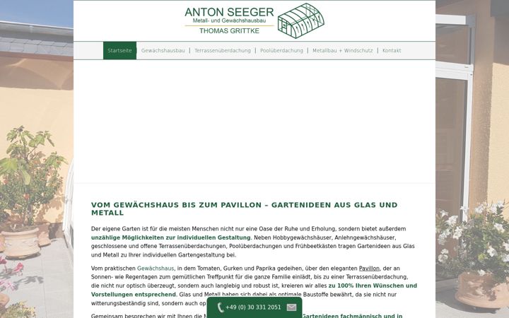 Ekrano kopija anton-seeger.de