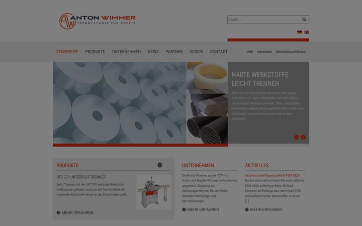 Screenshot of anton-wimmer.de