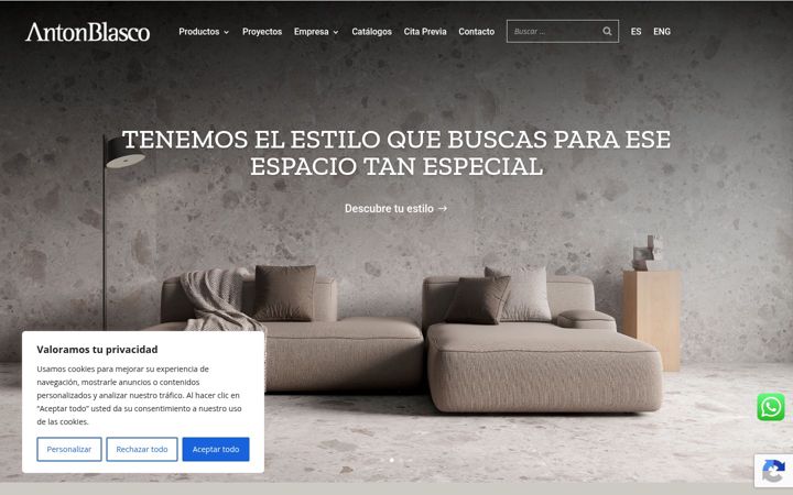 Screenshot di antonblasco.com