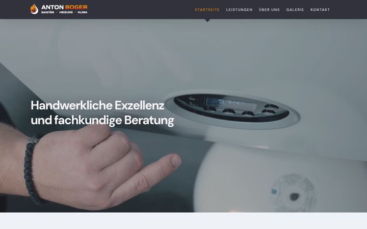 Screenshot of antonboger.de
