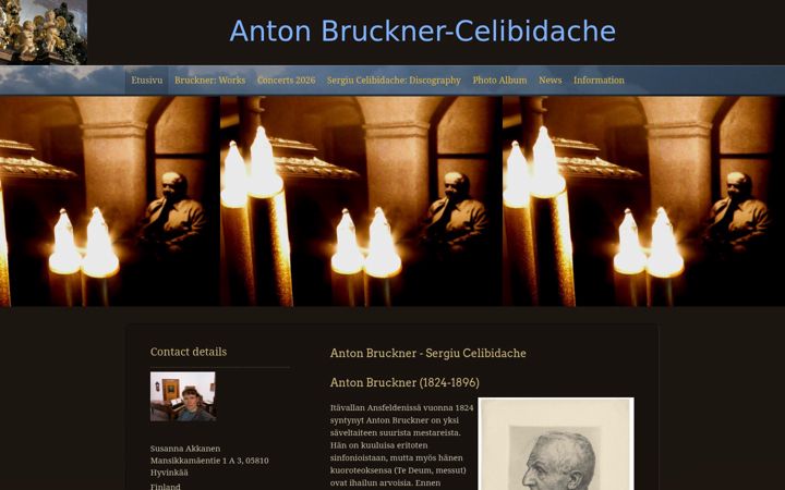 Screenshot di antonbruckner-celibidache.net