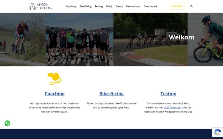 Screenshot of antoncycling.be