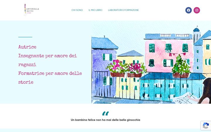 Skärmbild av antonellabotti.it
