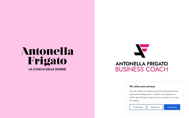 Screenshot of antonellafrigato.it