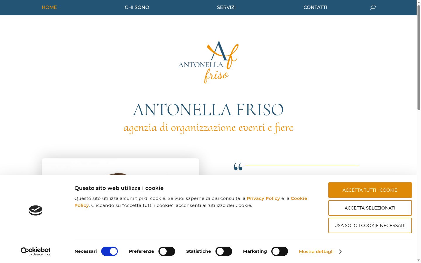 Screenshot tal-banner tal-kunsens muri qabel kwalunkwe interazzjoni
