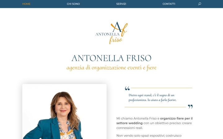 Screenshot of antonellafriso.it