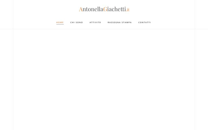 Screenshot van antonellagiachetti.it