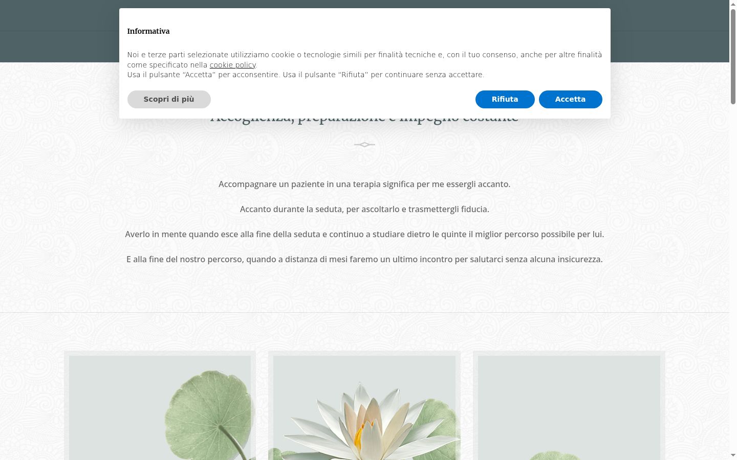 Screenshot tal-banner tal-kunsens muri qabel kwalunkwe interazzjoni
