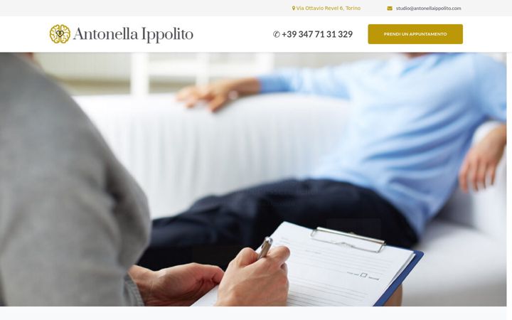 Skjámynd af antonellaippolito.com
