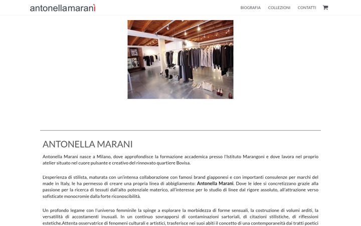 Capture d'écran de antonellamarani.it