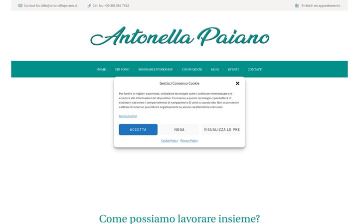Screenshot van antonellapaiano.it