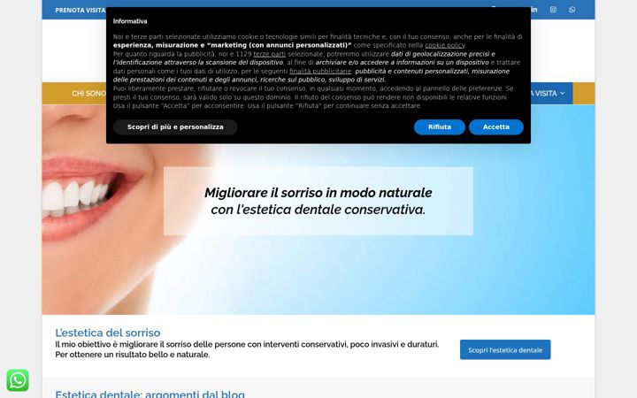 Screenshot ta' antonellaudeschini.it