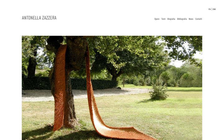 Screenshot of antonellazazzera.com