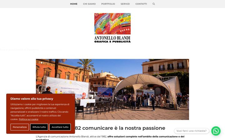 Screenshot of antonelloblandi.com