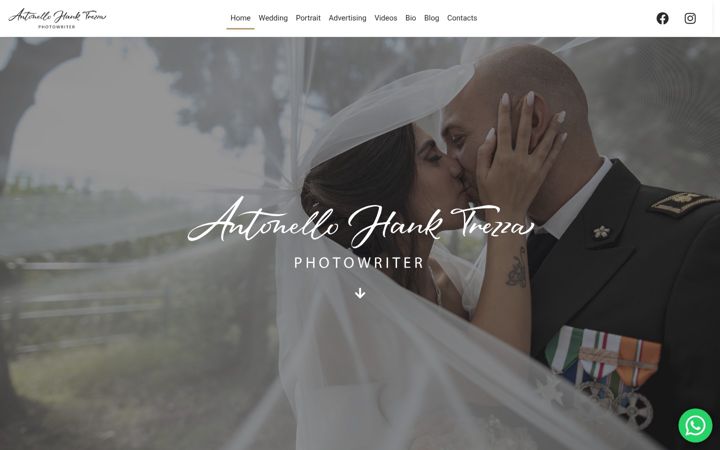 Screenshot of antonellohanktrezza.com