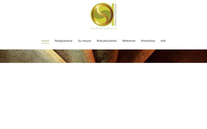 Screenshot of antonellosannafalegnameria.it