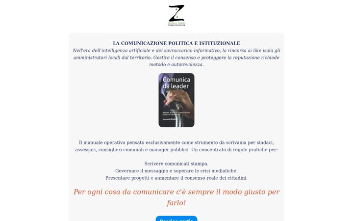 Screenshot of antonellozitelli.it
