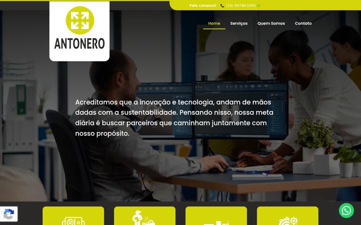 Screenshot of antonero.com.br
