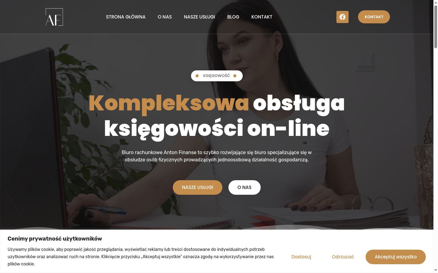 Snimka zaslona bannera za privolu prikazanog prije bilo kakve interakcije