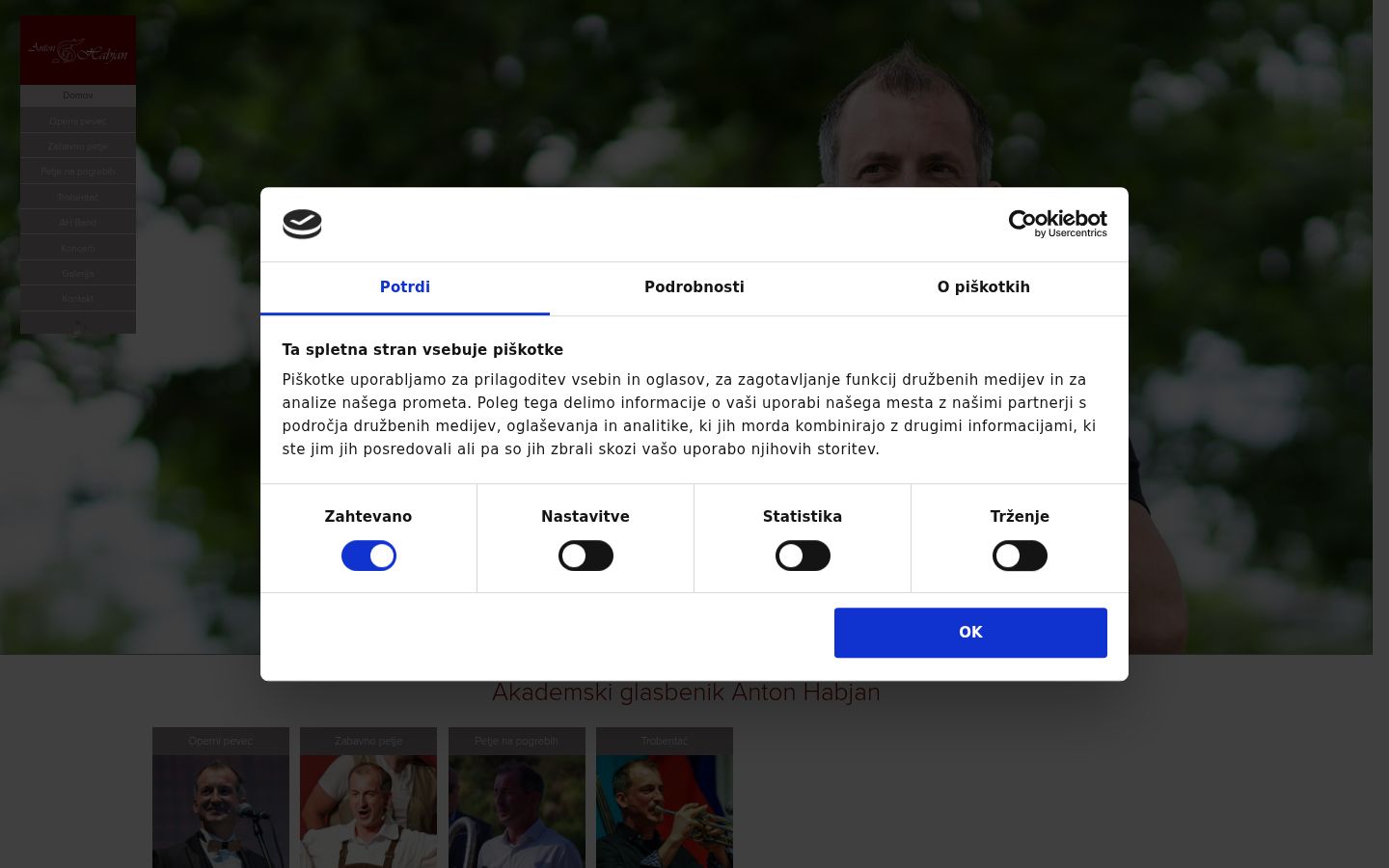 Ekraanipilt nõusolekubännerist, mida näidati enne mis tahes suhtlust