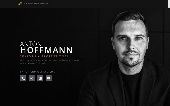 Screenshot stránky antonhoffmann.com
