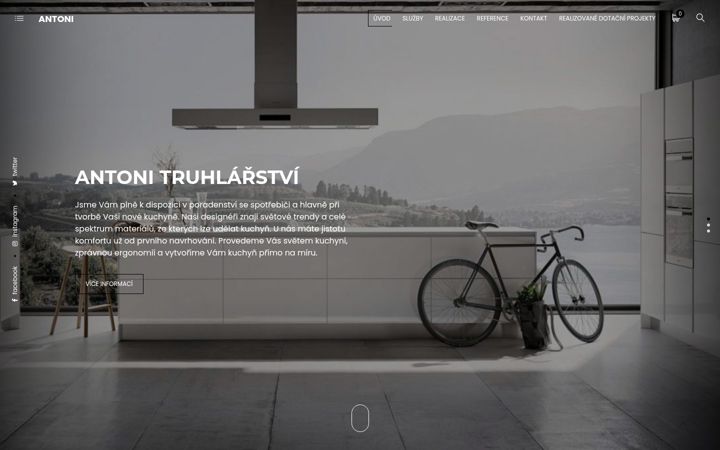 Screenshot of antoni-truhlarstvi.cz
