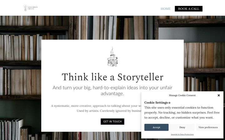 Screenshot di antoniabaedt.com