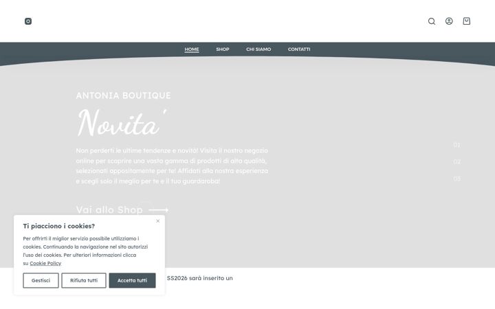Screenshot of antoniaboutiquecs.it
