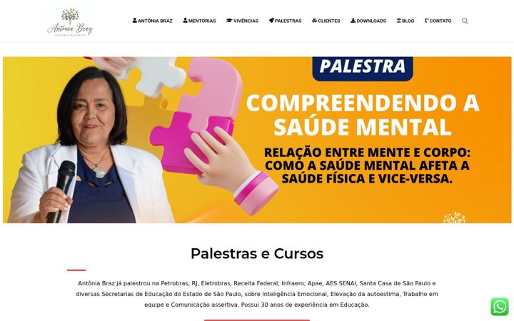 Screenshot of antoniabraz.com.br