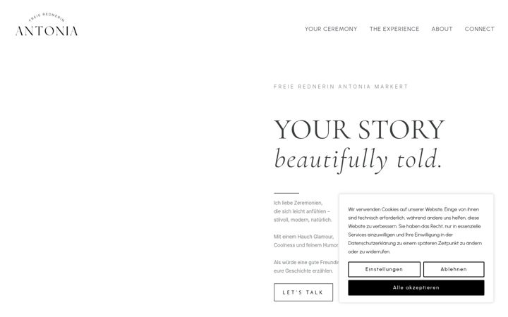 Screenshot of antoniamarkert.de