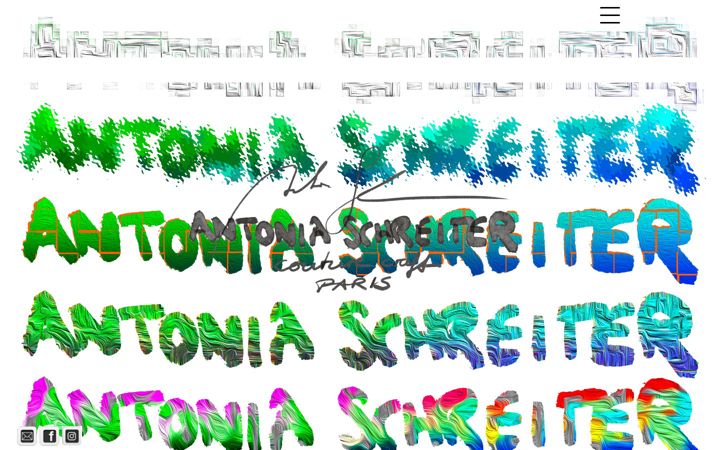 Screenshot di antoniaschreiter.com