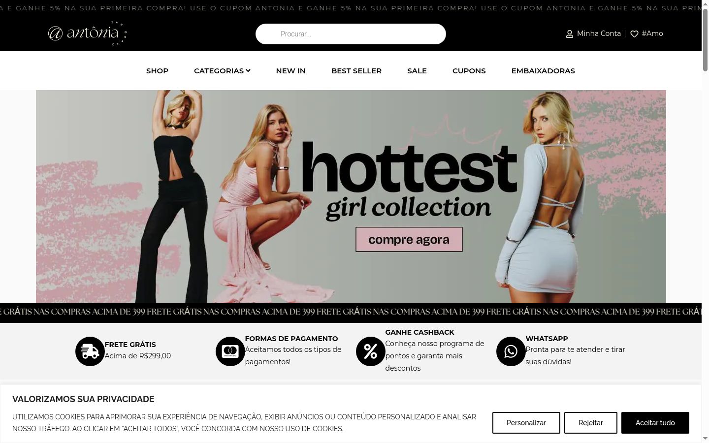 Screenshot tal-banner tal-kunsens muri qabel kwalunkwe interazzjoni