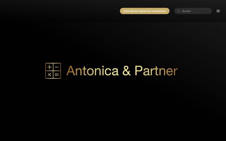 Screenshot of antonicaundpartner.ch