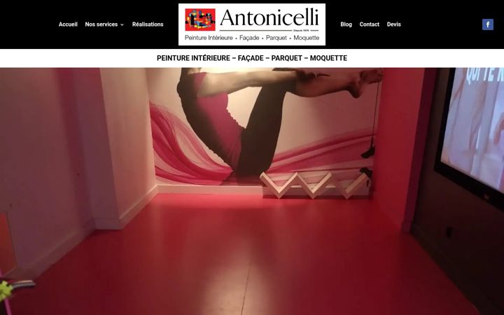 Screenshot of antonicelli-peinture.fr