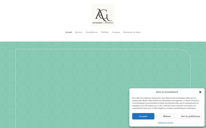 Screenshot of antonides-garraud.com