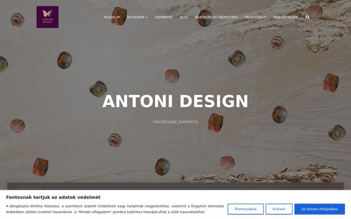 Screenshot of antonidesign.com