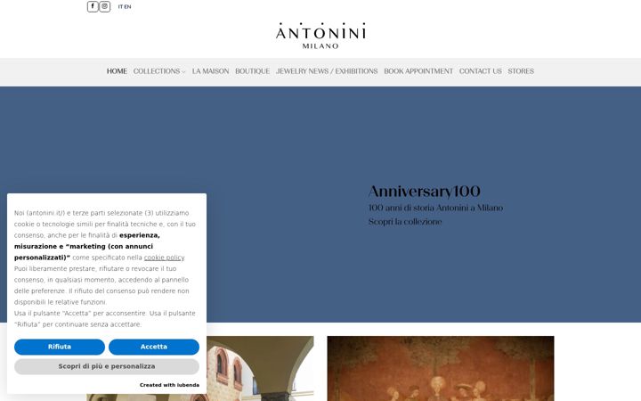 Screenshot di antonini.it