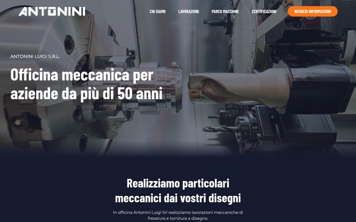 Screenshot of antoniniluigi.com