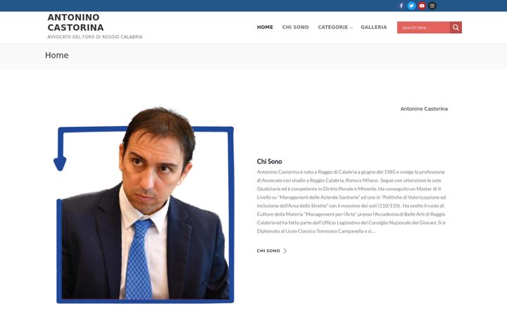 Screenshot di antoninocastorina.com
