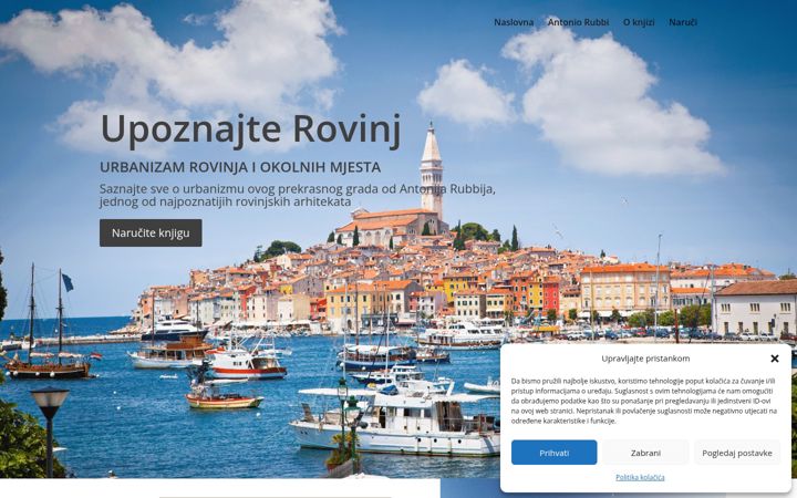 Screenshot of antonio-rubbi.eu