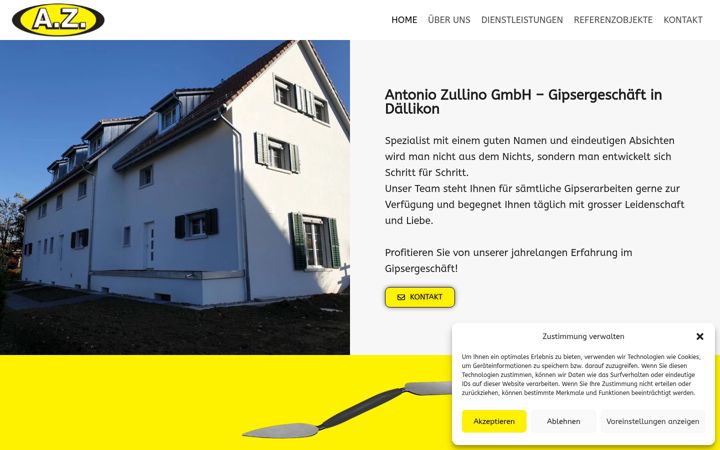 Screenshot of antonio-zullino.ch