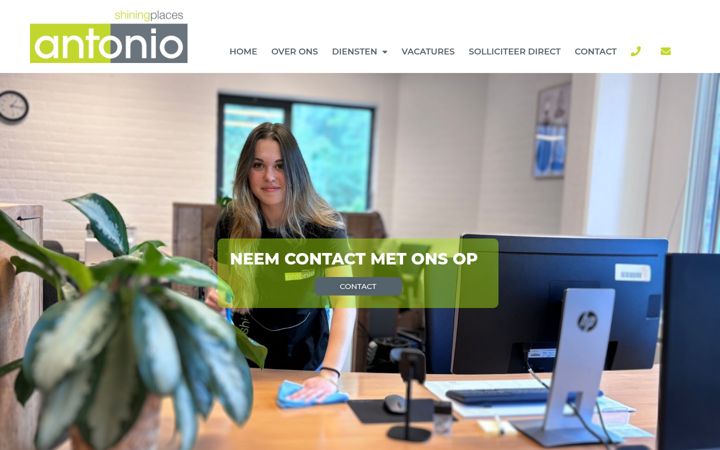 Screenshot of antonio.nl