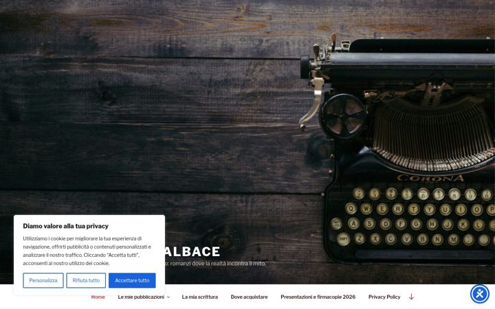 Screenshot of antonioalbace.it
