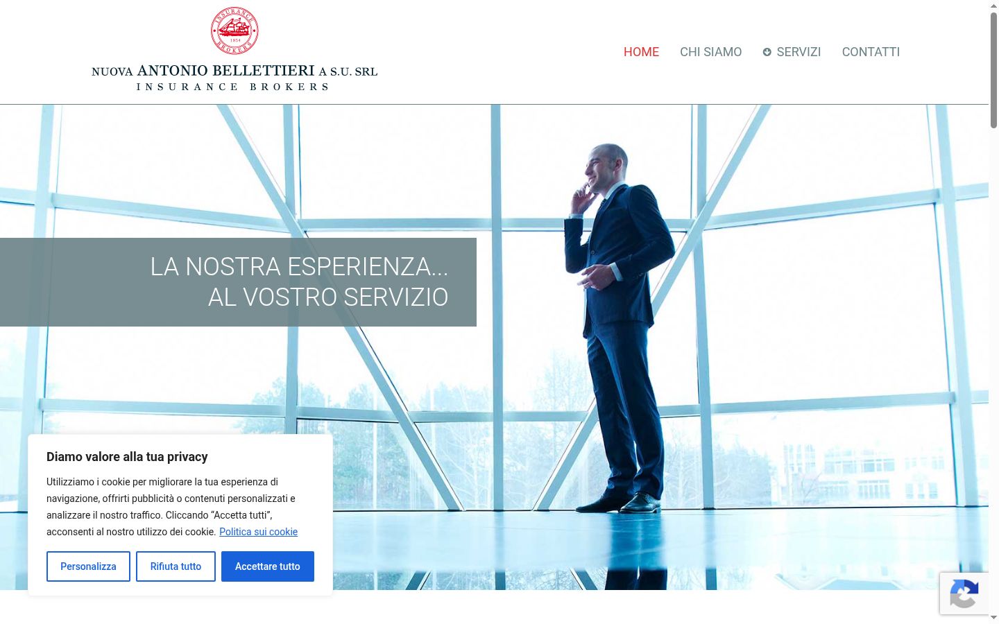 Sutikimo reklamjuostės, rodytos prieš bet kokią sąveiką, ekrano kopija