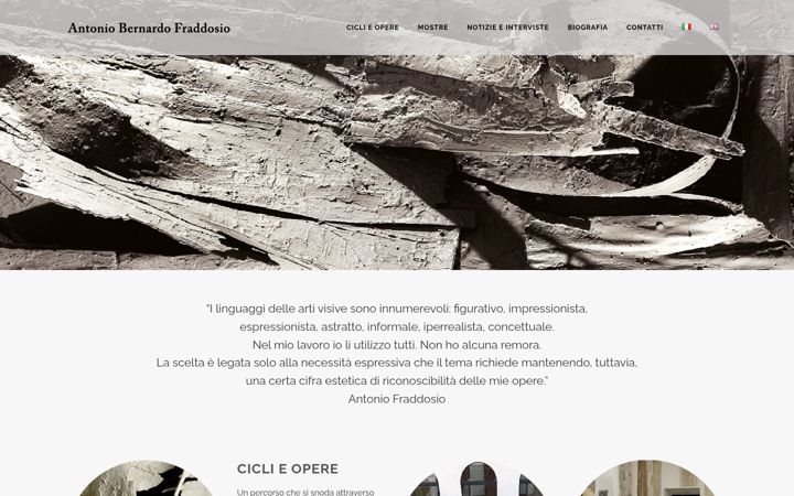 Screenshot of antoniobernardofraddosio.com