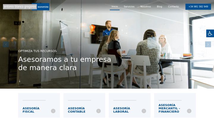 Screenshot of antonioblanco.com