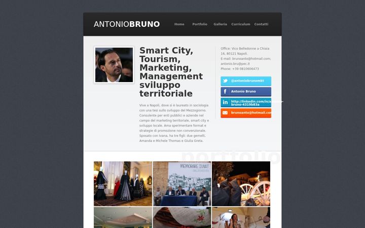 Screenshot of antoniobruno.org