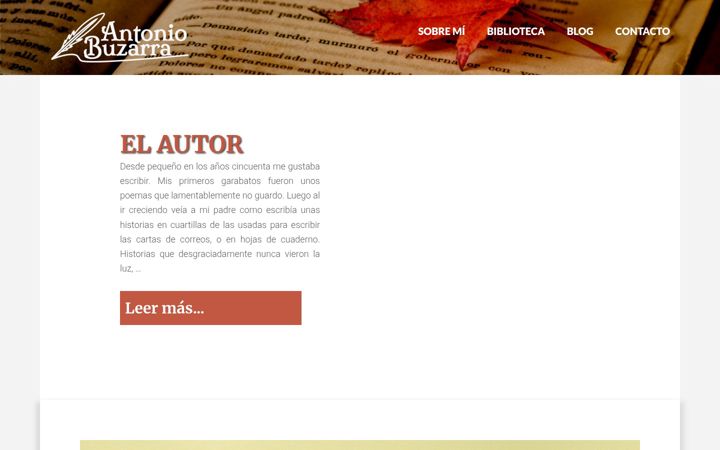 Captura de pantalla de antoniobuzarra.com