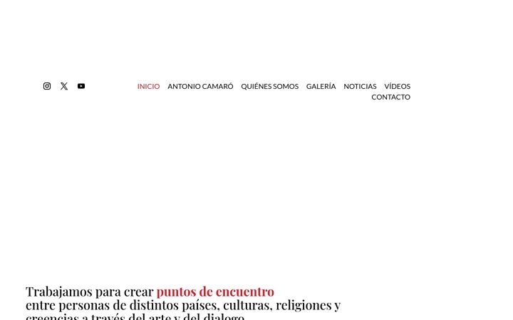 Screenshot van antoniocamaro.org